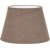 Oval Selected Linen lampeskrm - Mocca - 15 cm