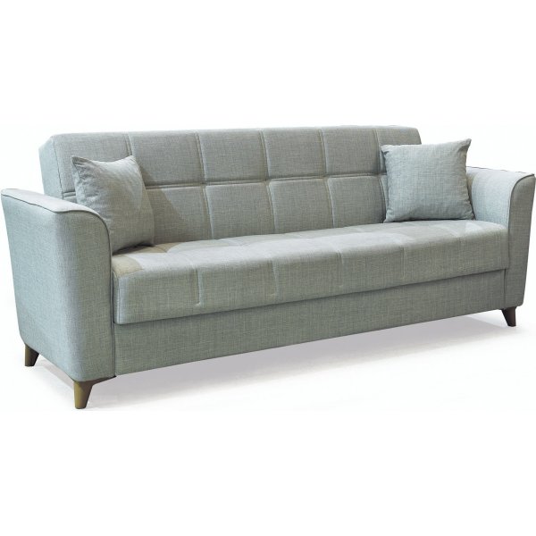 Lissabon 3-personers sovesofa - Lysegr