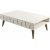 Lyon sofabord 105 x 60 cm - Creme/valnd