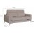 Hoven fremadgende sovesofa - Beige