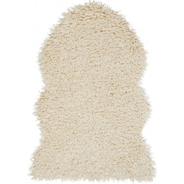 Ulden imiteret pels Beige - 60 x 90 cm