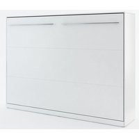 Sengeskab compact living Horisontelt (140x200 cm sammenklappelig seng) - hvid (mat) Sengeskab compact living Horisontelt (140x200 cm sammenklappelig seng) - hvid (mat)