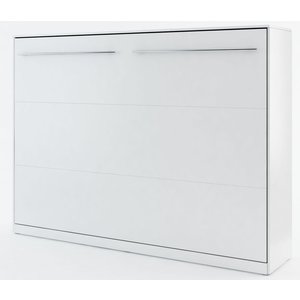 Sengeskab compact living Horisontelt (140x200 cm sammenklappelig seng) - hvid (mat)