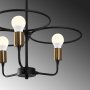 Halo loftslampe 1351 - Sort