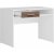 Nepo Plus skrivebord 100 x 59 cm - Hvid/mrk eg