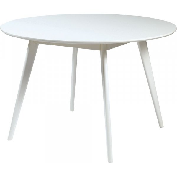 Katie rundt spisebord 115 cm - Hvid