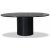 Nova spisebordsst, spisebord, der kan forlnges 130-170 cm inkl. 4 stk. sorte Alicia stole i bjet tr - Sortbejdset eg