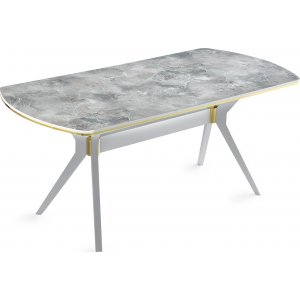 Ikon spisebord 180 cm - Lys marmor