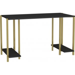 Academy skrivebord 125,2 x 60 cm - Guld/antracit