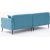 Revos divan sofa venstre - Turkis