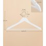 Tjbjle, tr, 44,5 cm, 50-pak - Hvid