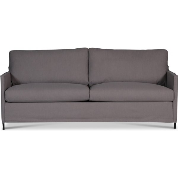 Depart 3-personers sofa lst betrk - Grbrun (Hrstof)