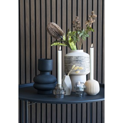 House Nordic vase+lysestage - Brun