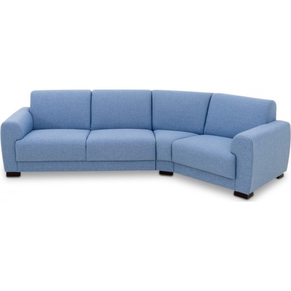 Coco Curved 4-personers sofa - enhver farve!