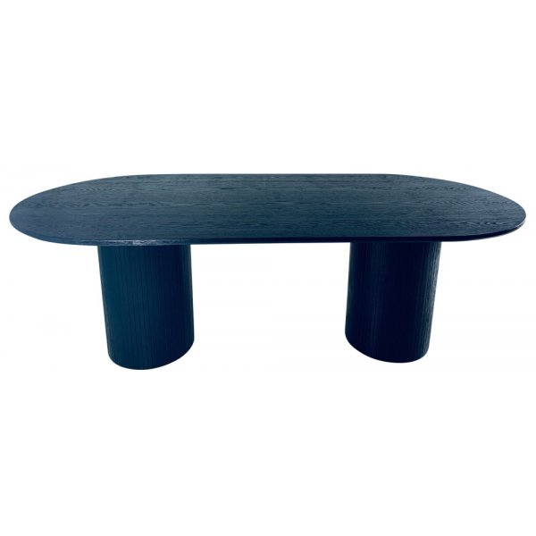 Nova spisebord 215 cm - Sortbejdset ask Pakke 2