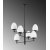 Arve loftslampe 10185 - Sort/hvid