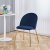 Giovani velvet stol - Bl/Messing