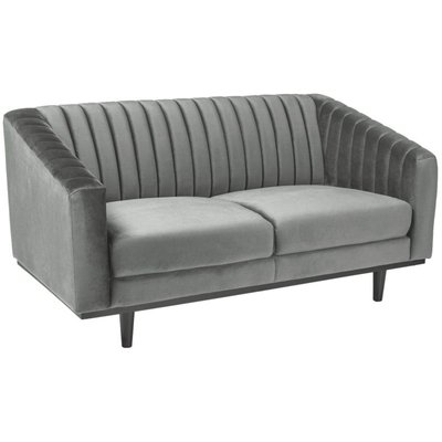 Alden 2-personers sofa - Gr fljl/Wenge