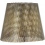 Mia mønstret metal lampeskærm - Antik messing - 20 cm