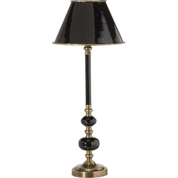 Abbey bordlampe - Sort/messing - 57 cm