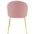 Giovani velvet stol - Rosa/Messing + Mbelfdder