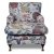 Howard Spirit divan lnestol i blomstret stof - Eden Parrot White/Purple