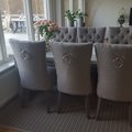 Kundebillede Tuva Kate lysegrå - Høj ryg (ryg-håndtag)