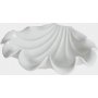 Skalserveringsfad 24 cm - Hvid