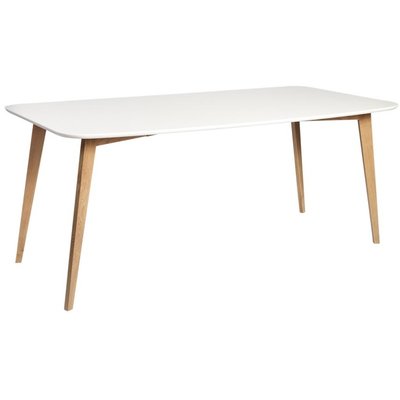 Arild spisebord 180 cm - Hvid/Eg
