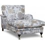 Howard Spirit divanlnestol i blomstret stof - Eden Parrot Hvid/beige