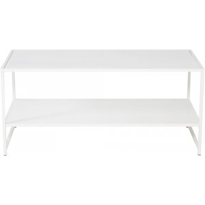 Trne sofabord 101,6 x 43,2 cm - Hvid