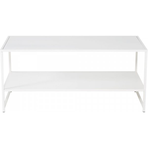 Trne sofabord 101,6 x 43,2 cm - Hvid