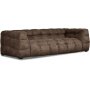 Bill 3 pers. sofa - vintage brun (lderlook)