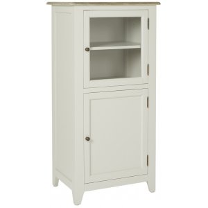 Hvaler Highboard - Antikgr / lysbejdset eg + Mbelfdder