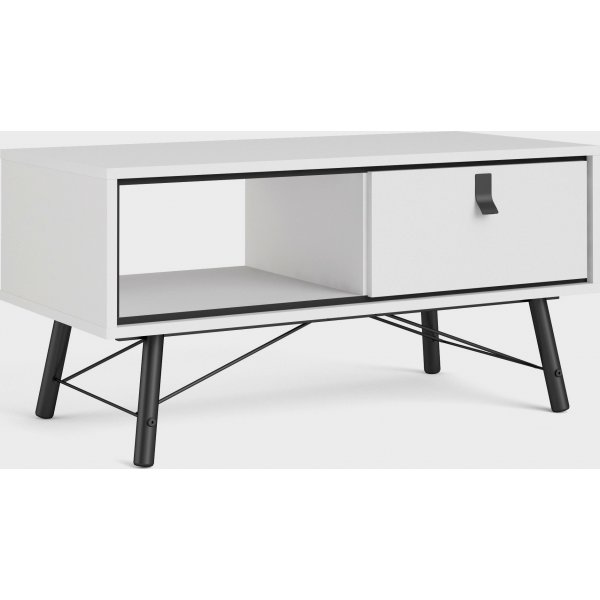 Ry sofabord 101,8 x 48,2 cm - Hvid