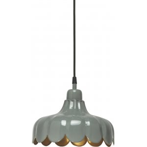 Wells loft/vindueslampe - Grn/guld - 24 cm