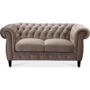 Chesterfield Cambridge 2-personers sofa - Lysegr fljl