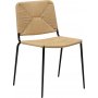 Stilet spisestuestol - Beige/sort