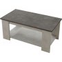 Luvio sofabord 15, 96x50 cm - Slv/antracit