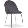 Plaza spisegruppe, marmorbord med 4 Plaza fljlsstole - Gr / Gr / Krom