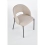 Spisestuestol beige/sort - Cadeira + Mbelfdder