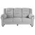 Vera 3-personers sofa i grt stof