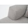 Linden divan sofa venstre - Lysegr