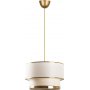 Kage loftslampe - Creme/guld