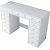 Bijou toiletbord 6 - 120 x 44,5 cm - Hvid