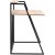 Lissa skrivebord 105 x 60 cm - Safir eg/sort