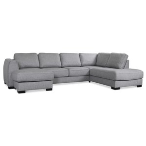 Optus Double Divan U-sofa - hjre