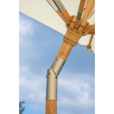 Cerox parasol - Natur/Hvid