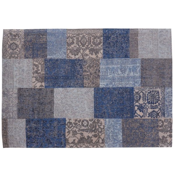 Hndvvet chenille-tppe Orlando - Bl