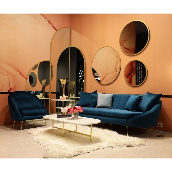 Matilda 3-personers sofa - Petroleumsbl